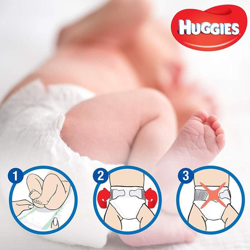 Huggies Extra Care Baby Diapers, Size 4+, For 10-16Kg, Promo Jumbo Pack of 2 x 64's