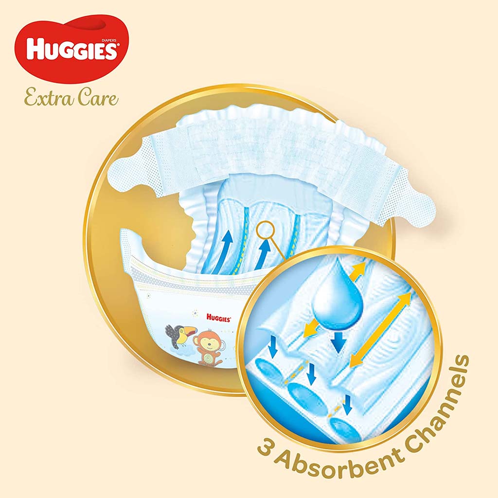 Huggies Extra Care Baby Diapers, Size 6, For 15+Kg, Promo Jumbo Pack of 2 x 42's
