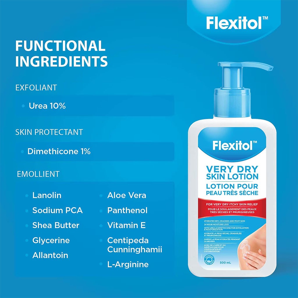 Flexitol Very Dry Skin Lotion For Very Dry Itchy Skin Relief 500ml
