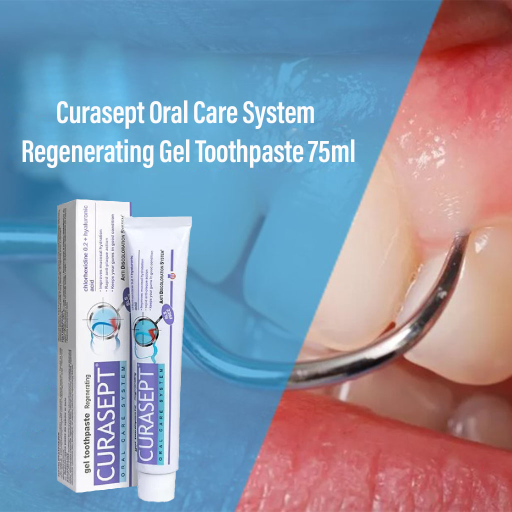 Curasept Oral Care System Regenerating Gel Toothpaste 75ml