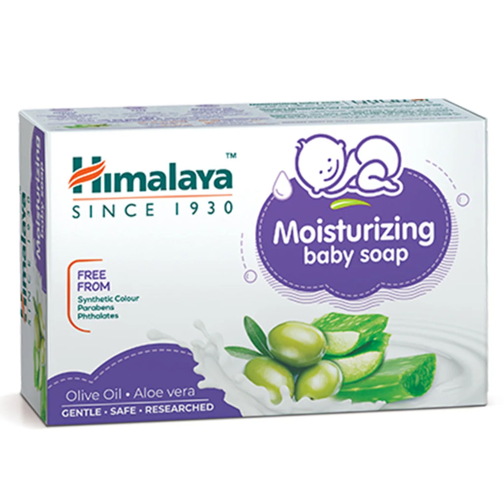 Himalaya Gentle Moisturizing Baby Soap With Aloe Vera & Olive Oil 125g