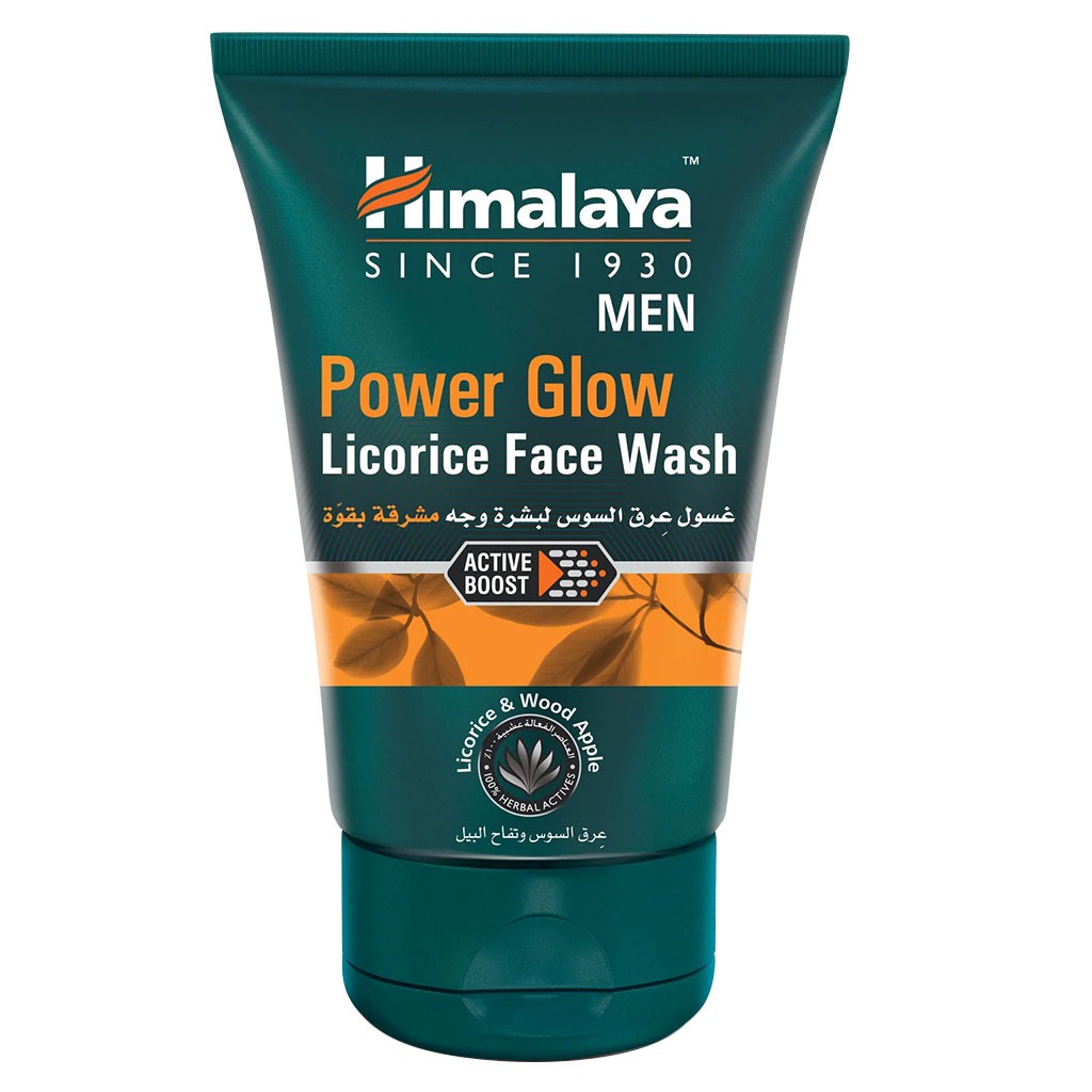 Himalaya Men’s Power Glow Active Boost Licorice Face Wash 100ml