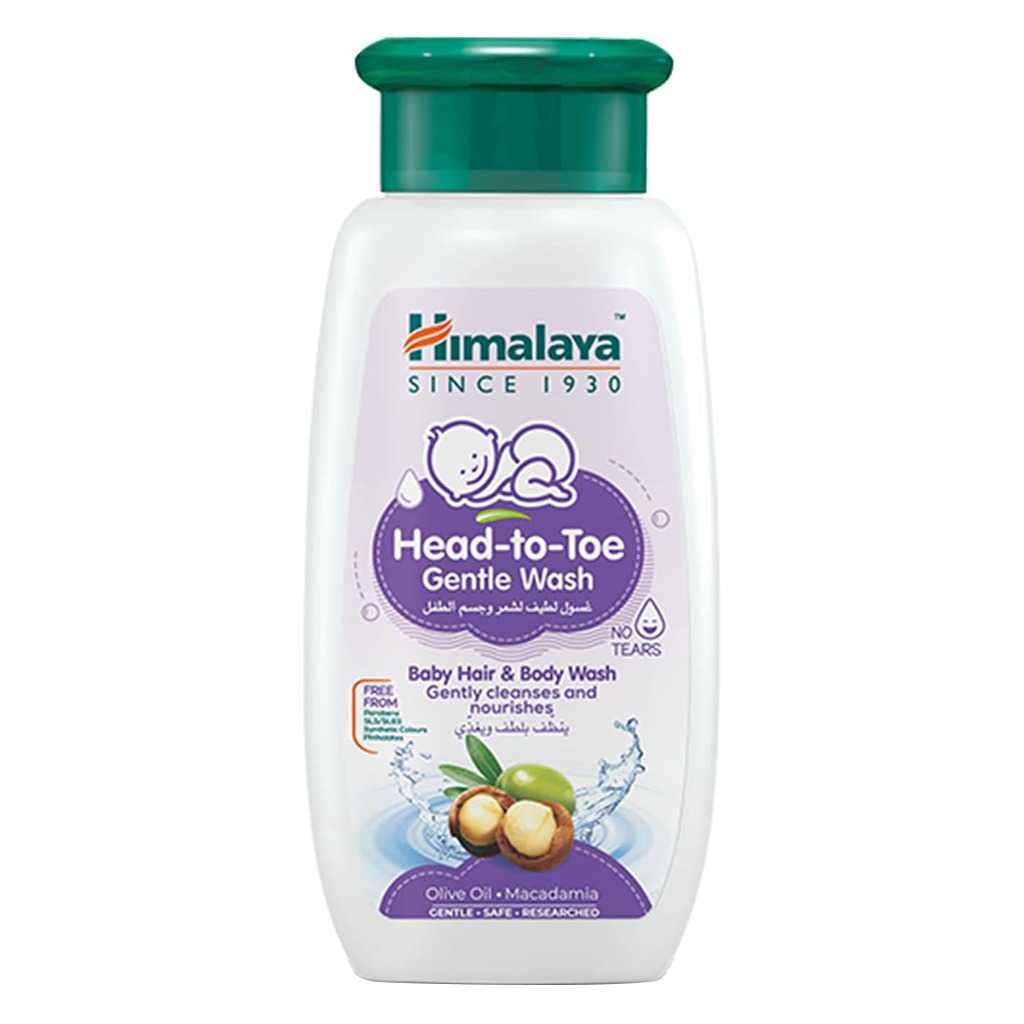 Himalaya Head To Toe No-Tears Baby Hair & Body Gentle Wash 400ml