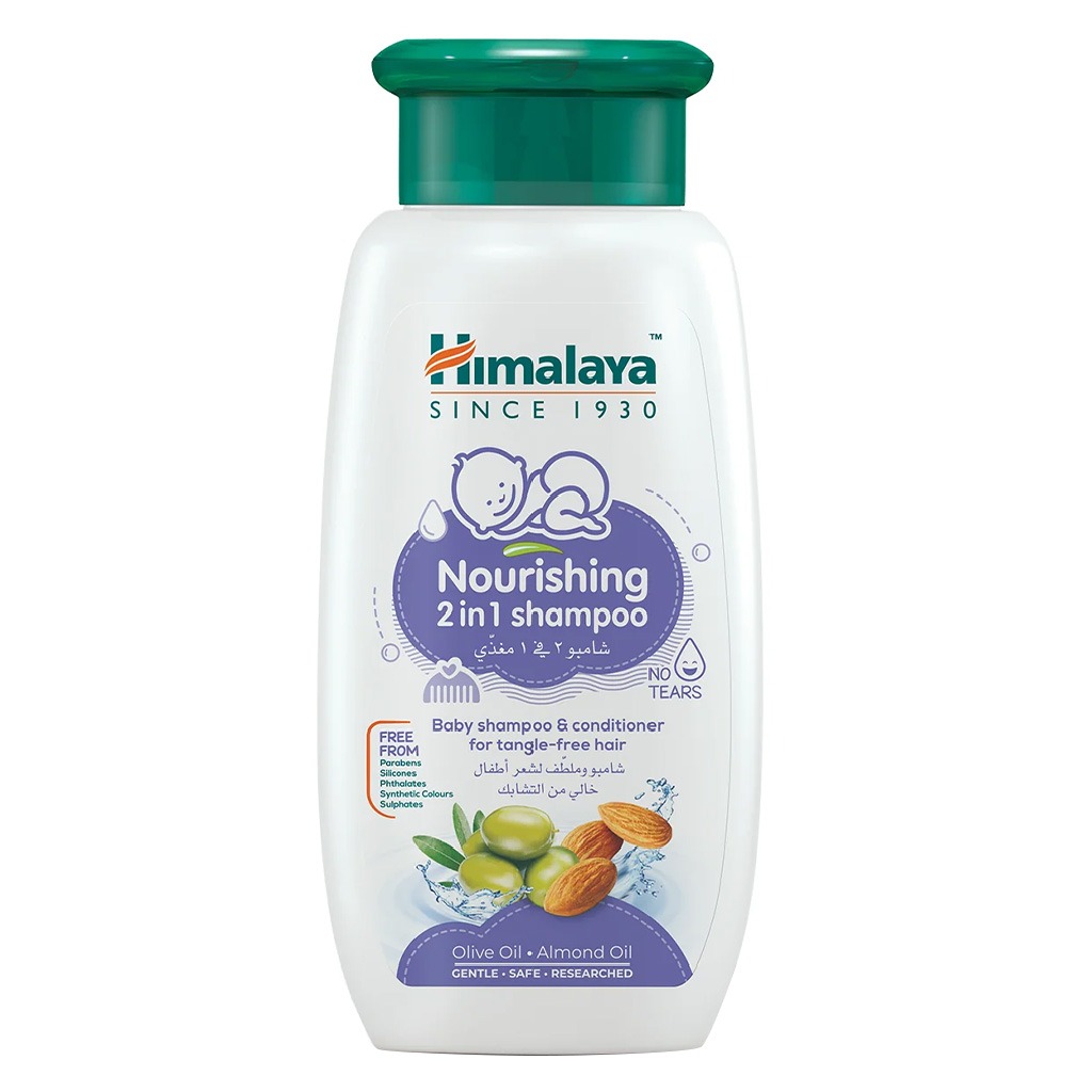 Himalaya Nourishing 2-In-1 Baby Shampoo & Conditioner For Tangle Free Hair 400ml