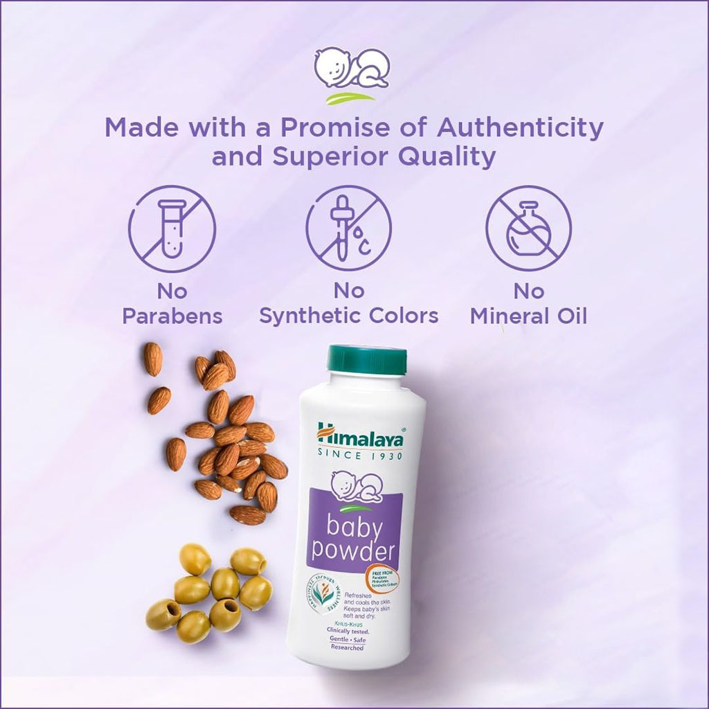 Himalaya Gentle Baby Powder With Olive & Almond 200g