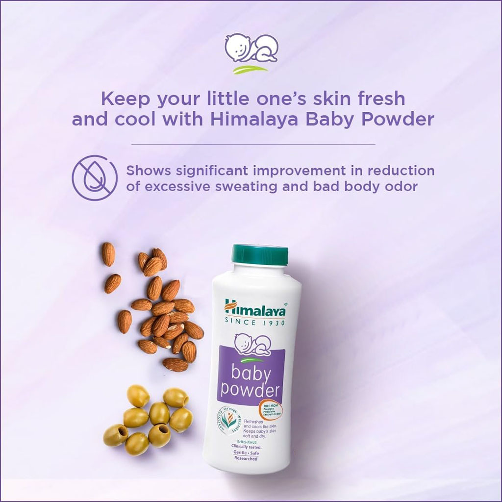Himalaya Gentle Baby Powder With Olive & Almond 200g