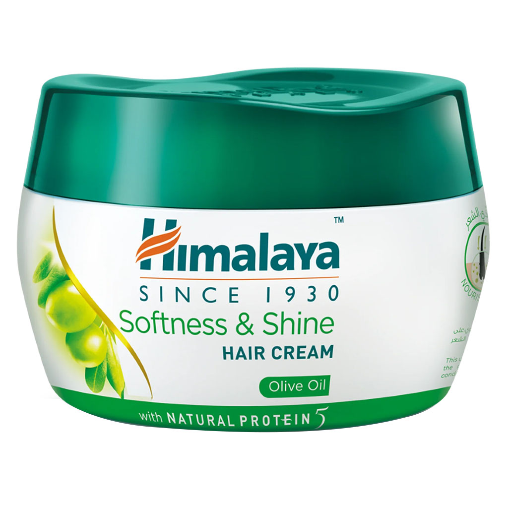 Himalaya Softness & Shine Hair Cream With Natural Protein 5 & Olive Oil 140ml