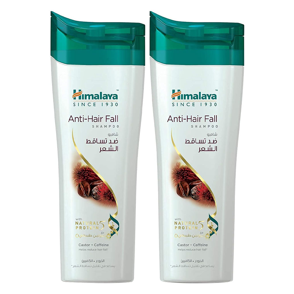 Himalaya Anti-Hair Fall Shampoo with Castor Oil And Caffeine 400ml, Pack of 2's