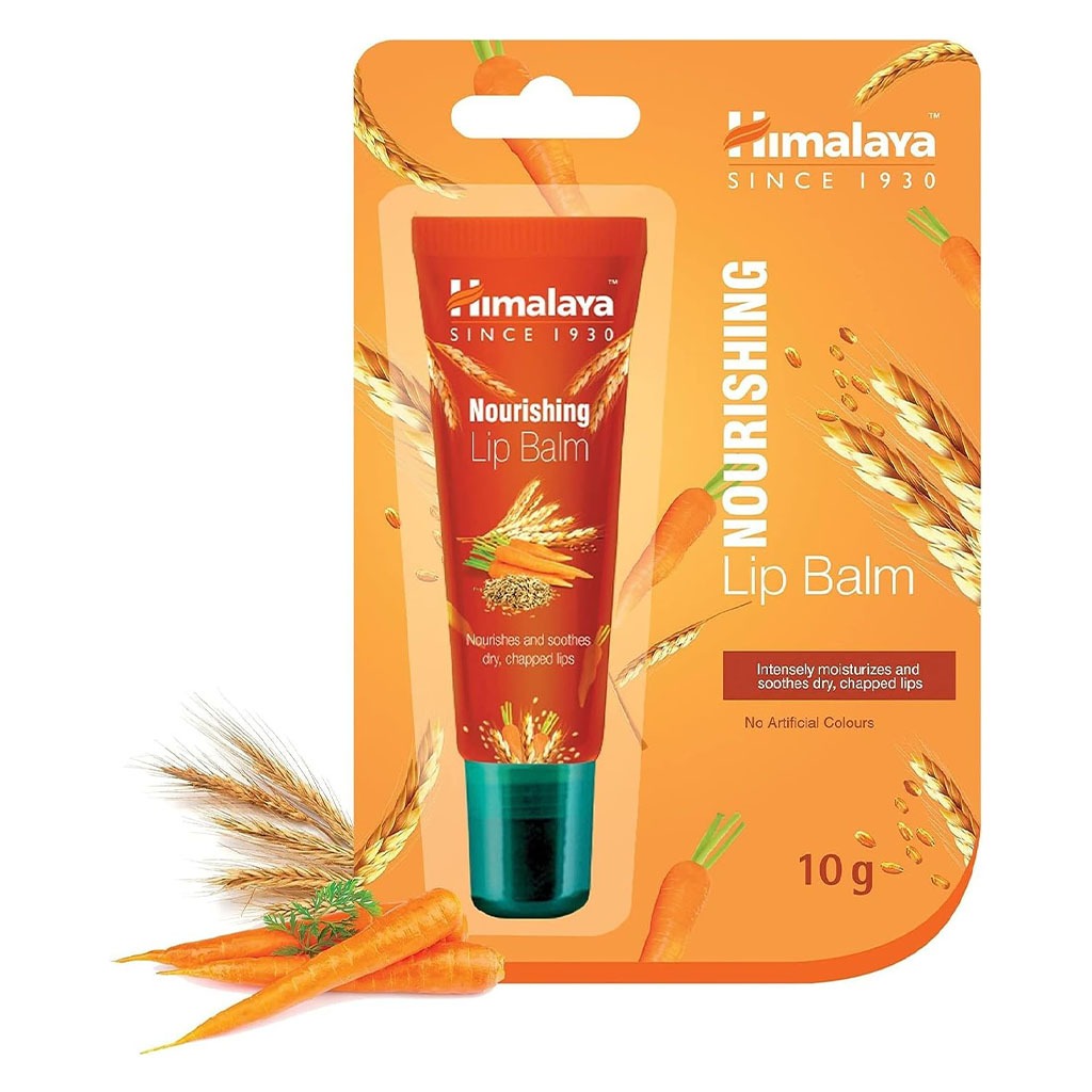 Himalaya Nourishing Lip Balm For Dry Chapped Lips 10g