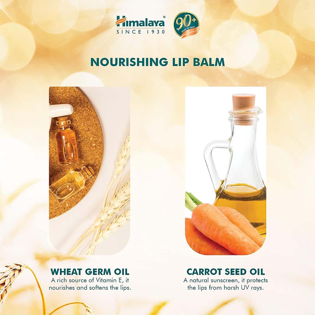 Himalaya Nourishing Lip Balm For Dry Chapped Lips 4.5g