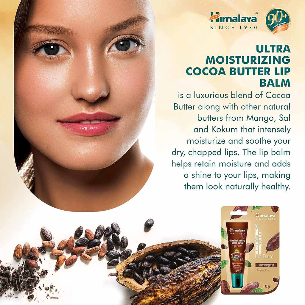Himalaya Ultra Moisturizing Cocoa Butter Lip Balm 10g