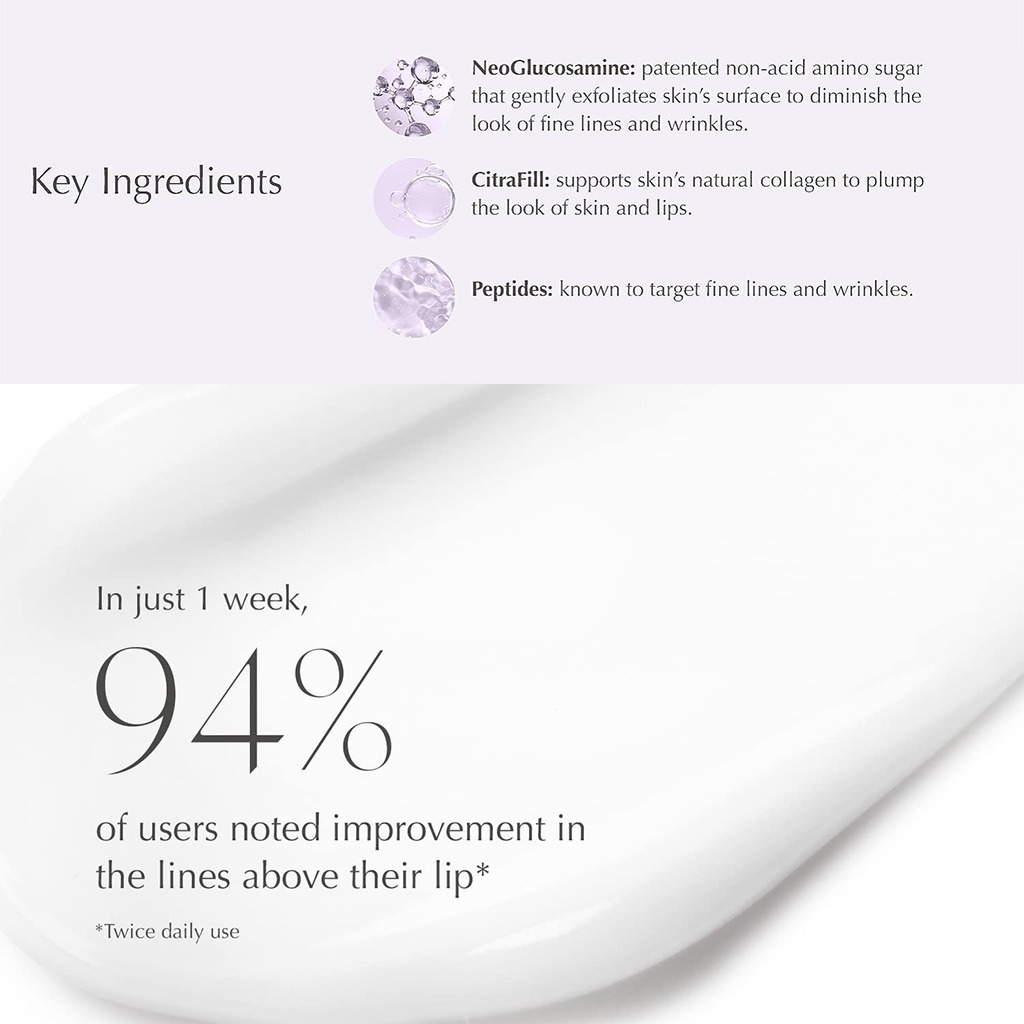 Exuviance Targeted 3-in-1 Plumping + Smoothing + Hydrating Lip Filler 10g