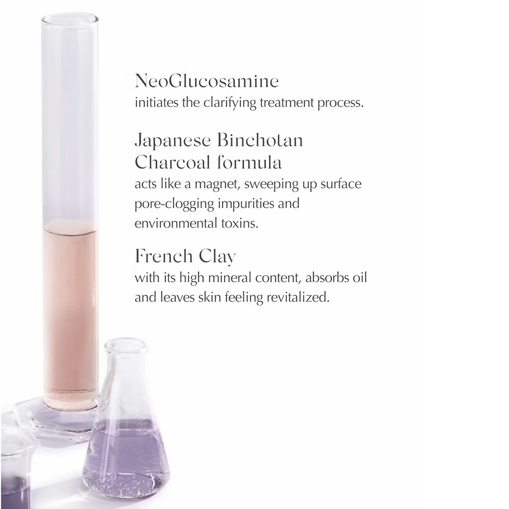 Exuviance Detox Clarifying Mud Facial Mask Treatment With Activated Charcoal 100ml