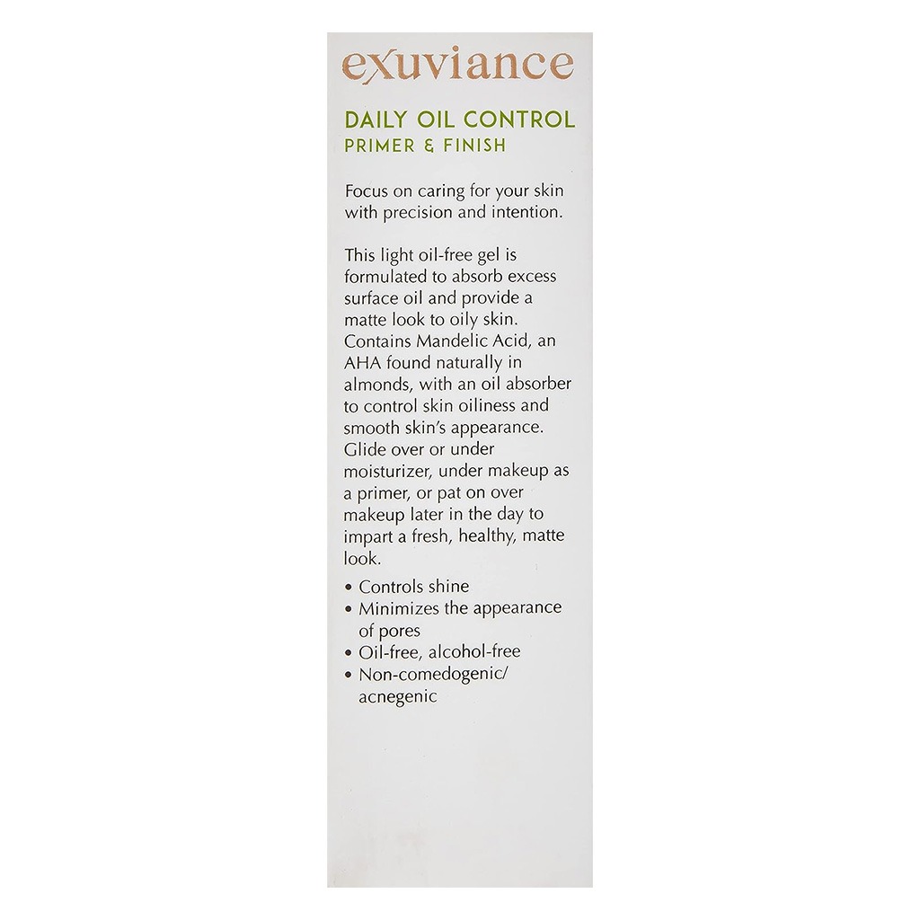 Exuviance Daily Oil Control Face Primer & Matte Finish AHA/PHA Gel For Oily & Acne-Prone Skin 30g