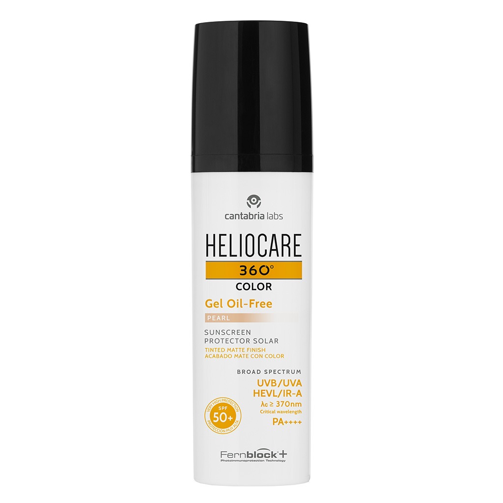 Heliocare 360° Gel Oil-Free Broad Spectrum Sunscreen With SPF50+ & PA++++ - Pearl 50ml
