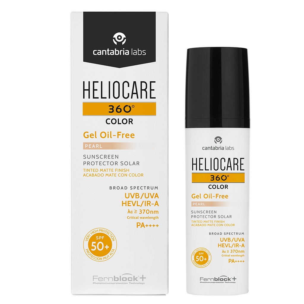Heliocare 360° Gel Oil-Free Broad Spectrum Sunscreen With SPF50+ & PA++++ - Pearl 50ml
