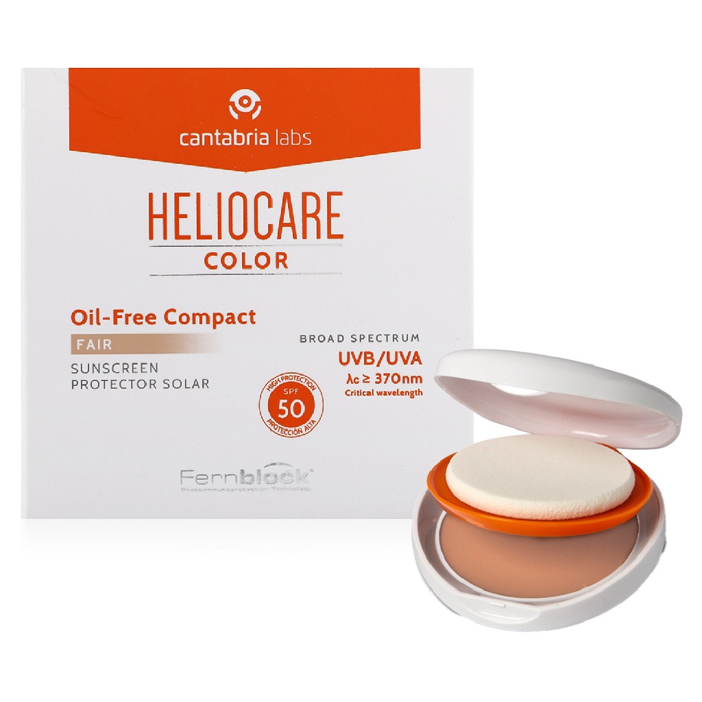 Heliocare Color Oil-Free Compact With Broad Spectrum Sunscreen SPF50 - Fair 10g