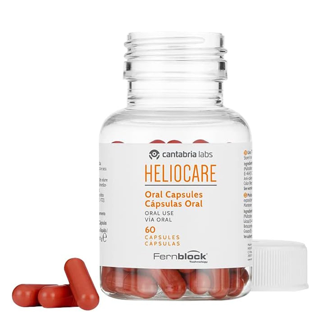 Heliocare Oral Sunblock Capsules, Pack of 60's
