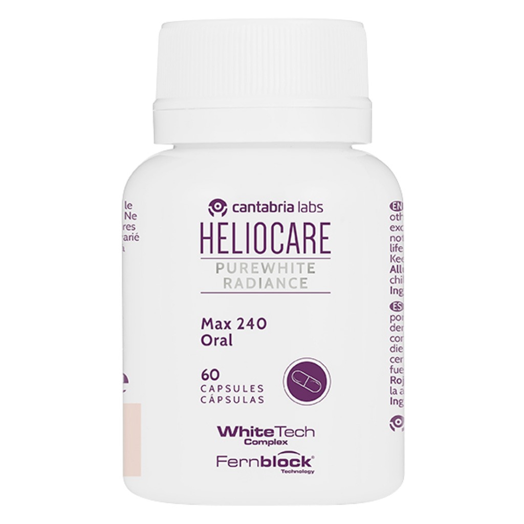 Heliocare Purewhite Radiance Max 240 Oral Capsules With White Tech Complex, Pack of 60's