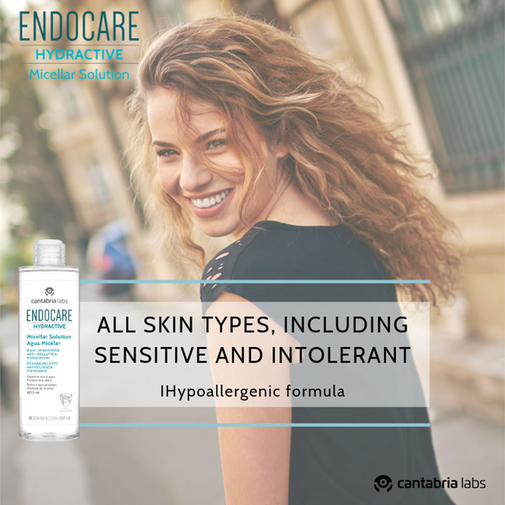 Endocare Hydractive Moisturizing Make-up Remover Micelar Solution For All Skin Types 100ml