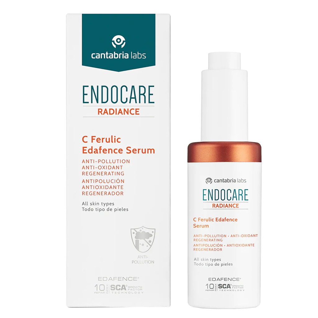 Endocare Radiance C Ferulic Edafence Anti-oxidant Anti-pollution Regenertaing Face Serum For All Skin Types 30ml