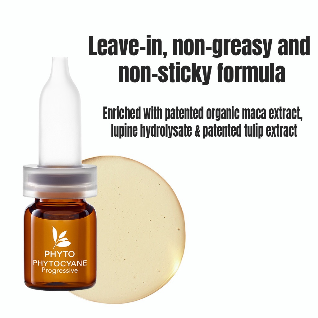 Phyto Phytocyane Densifying Hair Serum For Progressive Hair Loss Treatment In Women 5ml x 12 Vials