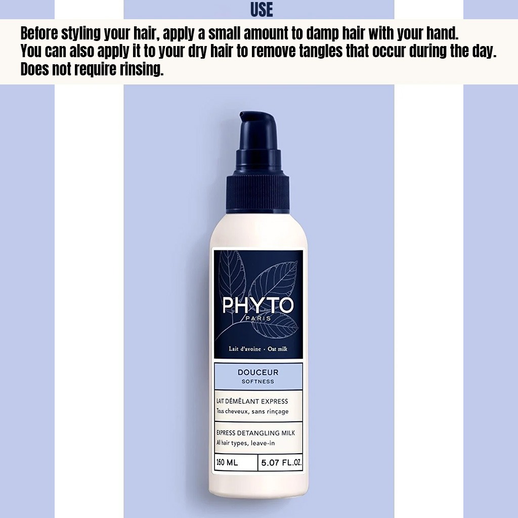 Phyto Douceur Softness Express Detangling Leave-In Milk For All Hair Types 150ml
