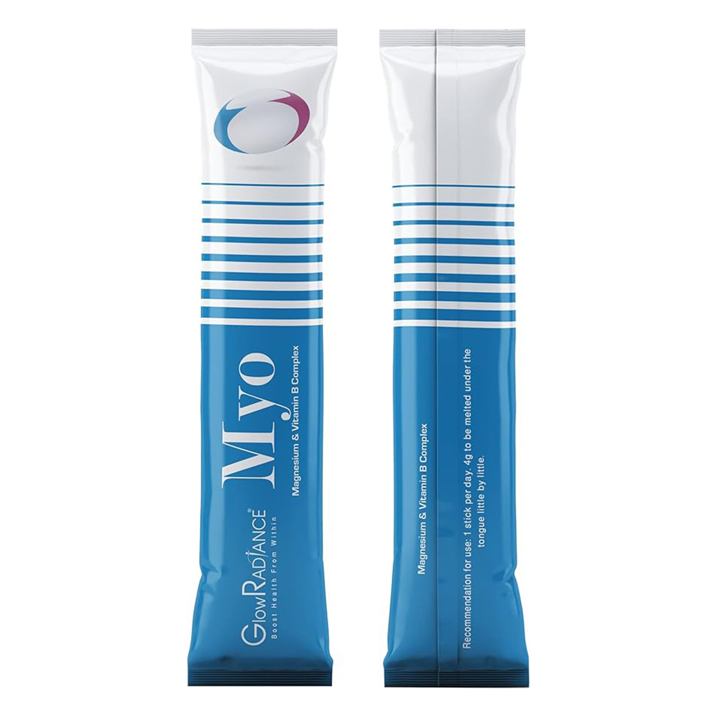 GlowRadiance Myo Plus Magnesium & Vitamin B Complex Granules 2g, Pack of 20 sticks