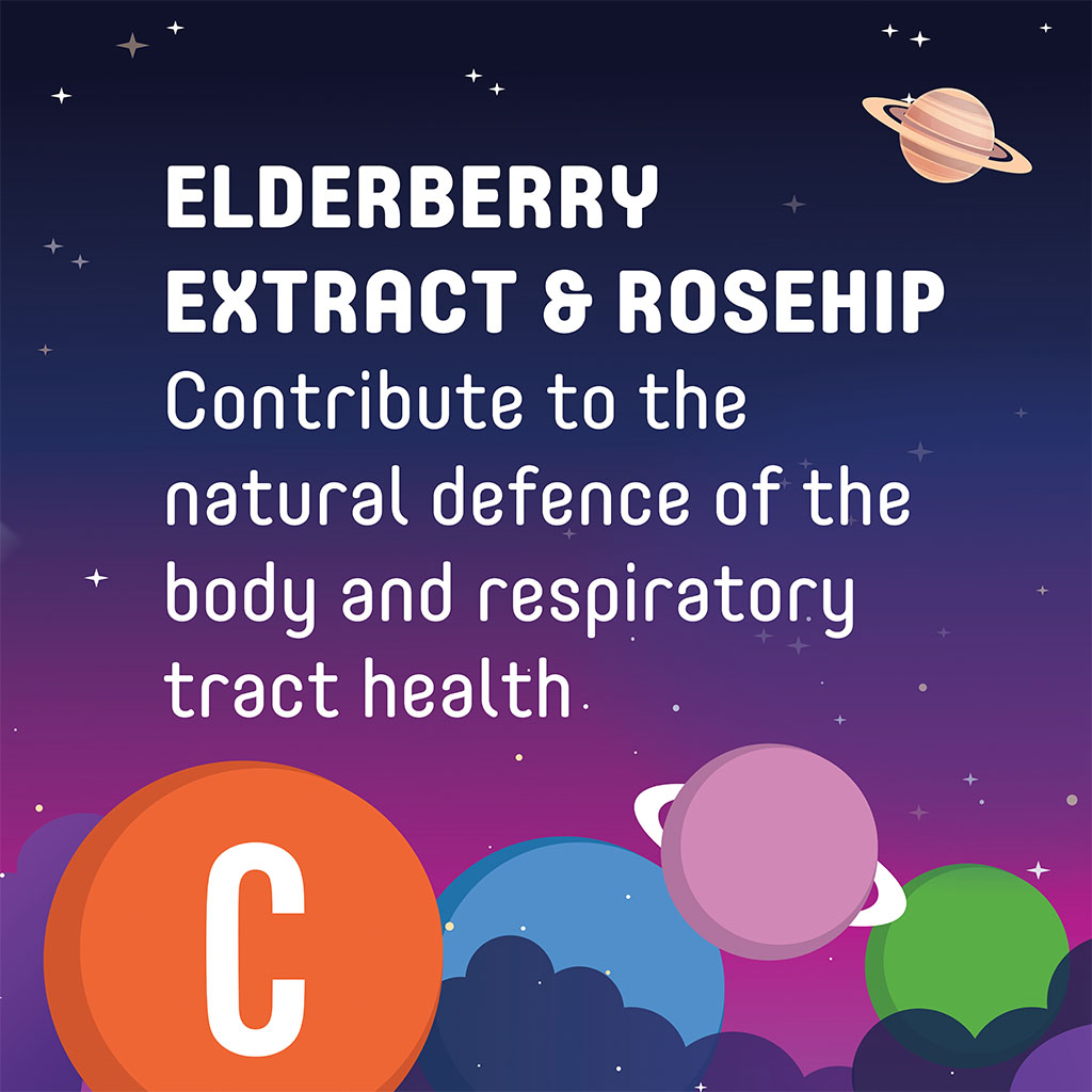 Martians PROimun Defend Kids Immune Support Supplement Chewable Tablets For 3+ Years, Pack of 30's