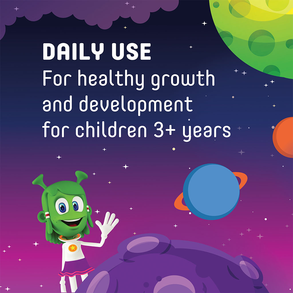 Martians Futura Kids Daily Supplement Chewable Tablets For Healthy Growth & Development, Pack of 30's 