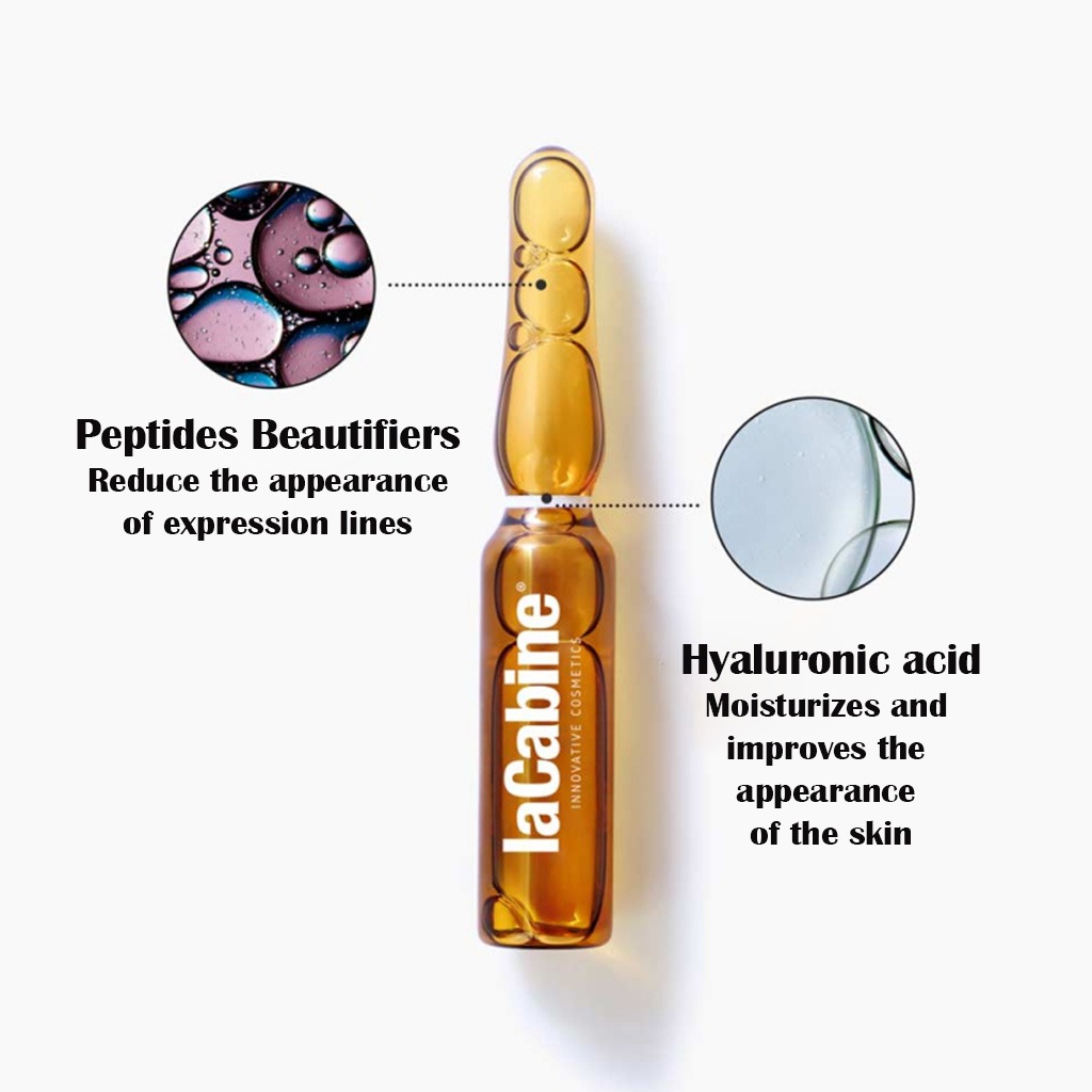 LaCabine Botulinum Effect Anti-Wrinkle 2ml Facial Ampoules For All Skin Types, Pack of 10's