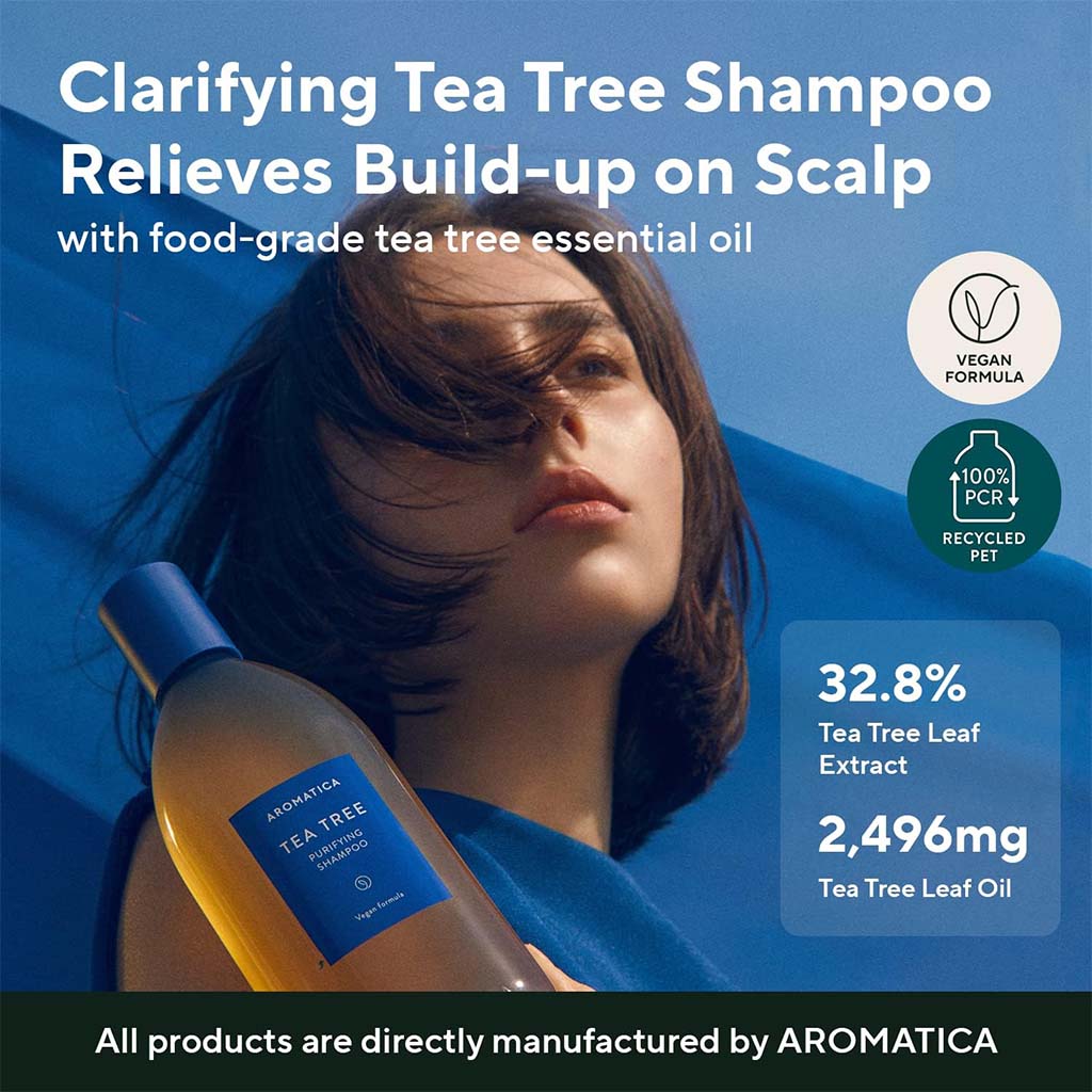 Aromatica Tea Tree Anti-hair loss Purifying Shampoo 400ml
