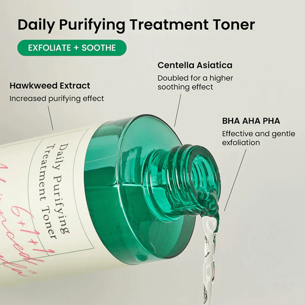 Axis-Y Daily Purifying Treatment Exfoliate + Soothe Facial Toner 200ml