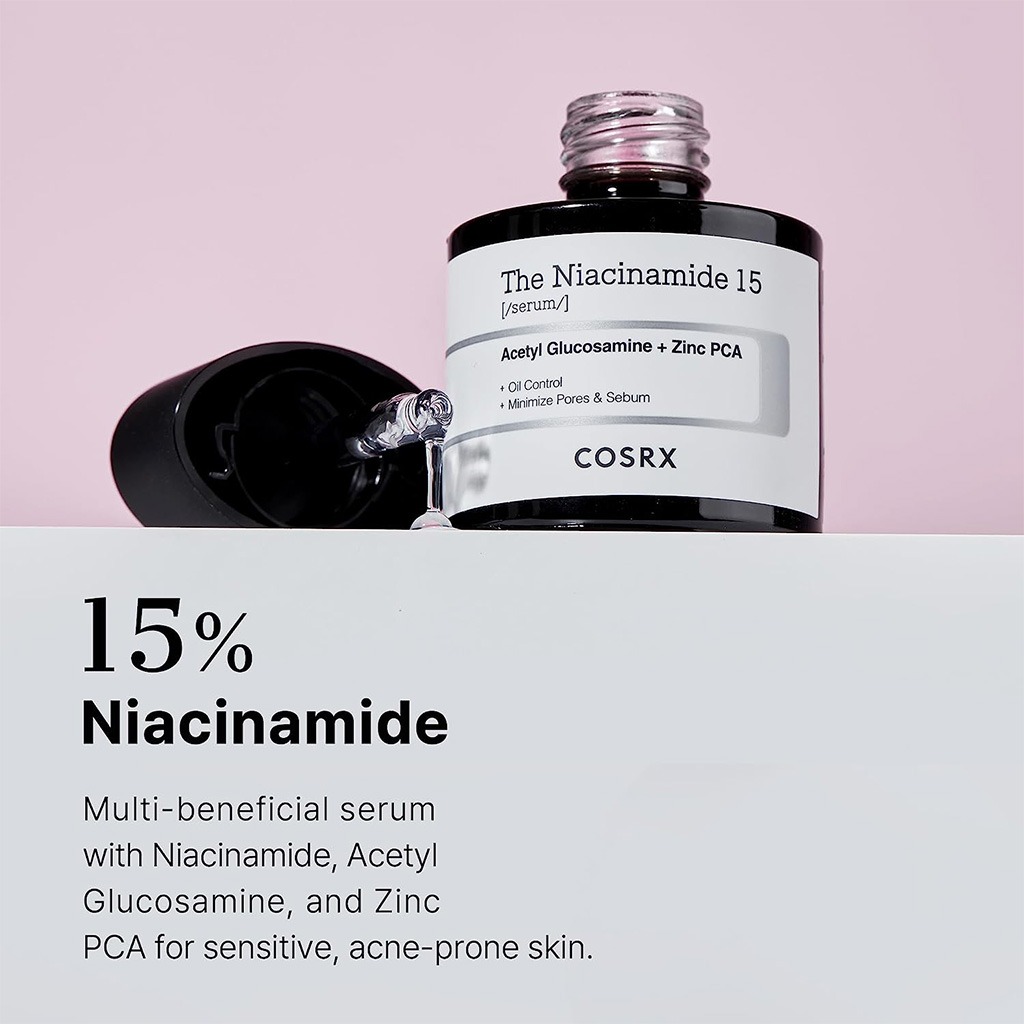 Cosrx The Niacinamide 15 Oil Control Acne Care Facial Serum 20ml