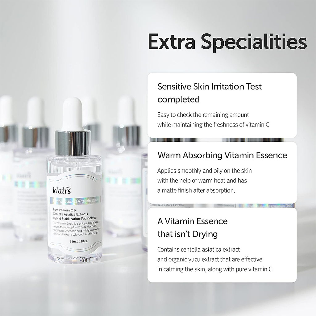 Dear Klairs Freshly Juiced Skin Repairing 5% Pure Vitamin C Drop 35ml