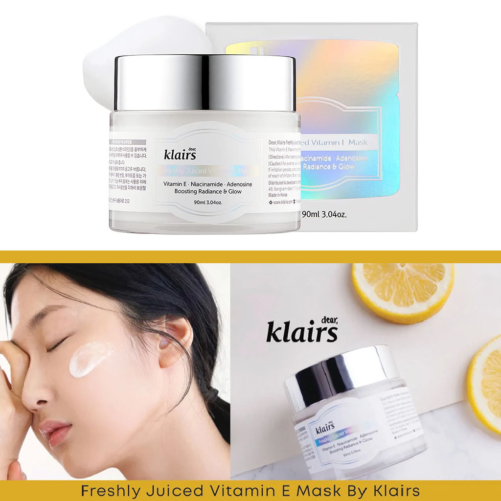 Dear Klairs Freshly Juiced Vitamin E Radiance Booster Face Mask 90ml