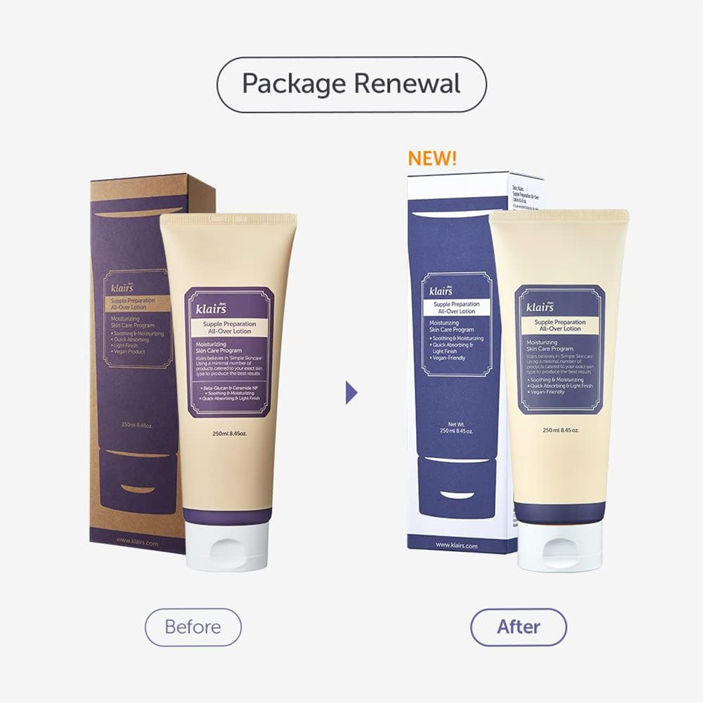 Dear Klairs Supple Preparation Moisturizing All Over Lotion 250ml