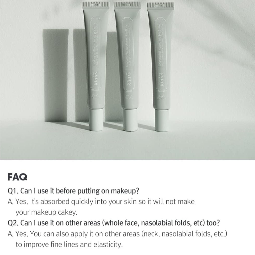 Dear Klairs Fundamental Nourishing Eye Butter 20g