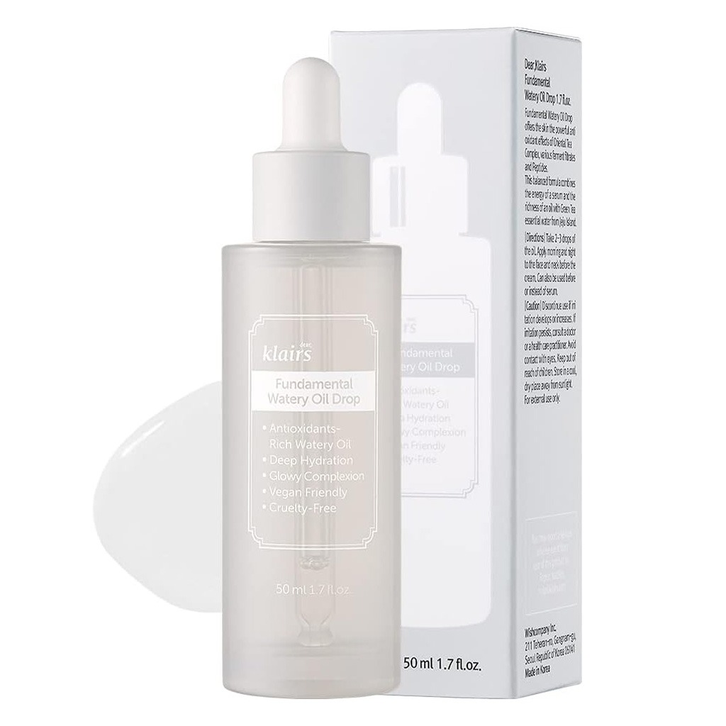 Dear Klairs Fundamental Deep Hydration Watery Oil Drop Serum With Antioxidants 50ml