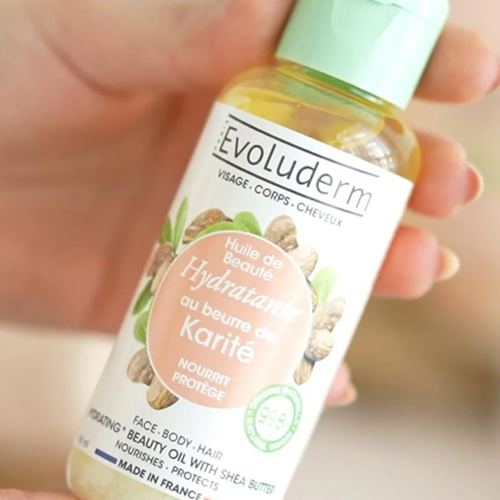 Evoluderm Hydrating Beauty Oil With Shea Butter For Face, Body & Hair 100ml 