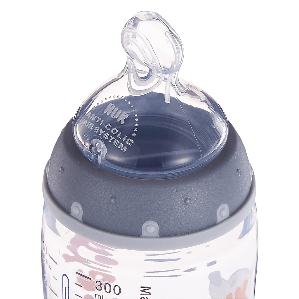 Nuk Disney First Choice Plus Mickey Mouse 300ml Baby Bottle With Temperature Control, Pack of 1's