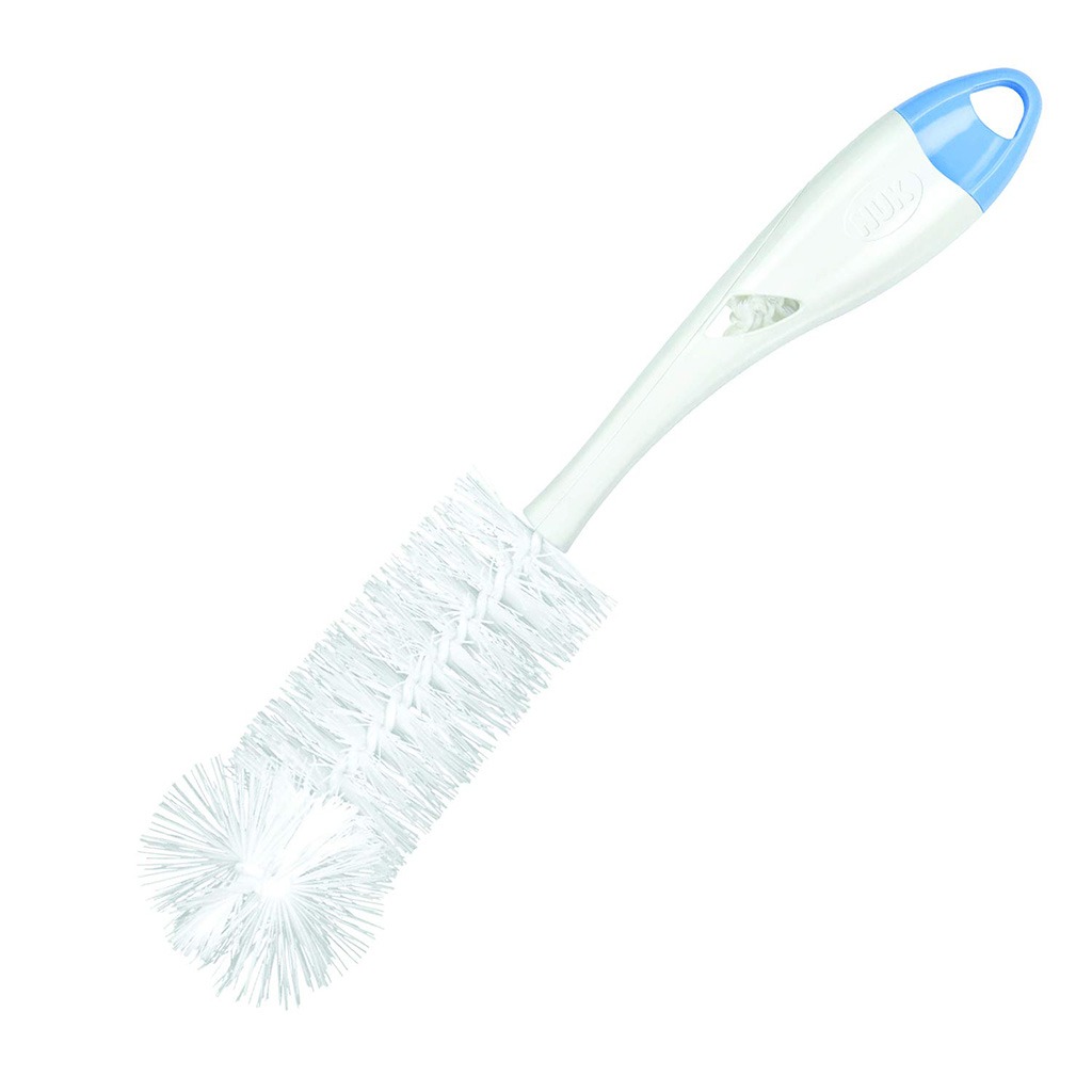 Nuk 2-In-1 Baby Bottle Brush With Teat Brush, Assorted Pack of 1's