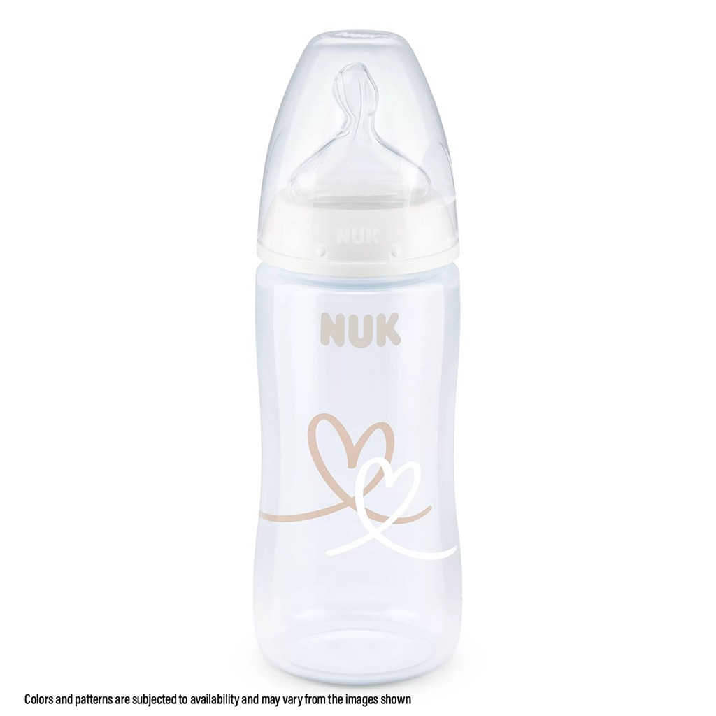 Nuk First Choice+ 300ml Anti-Colic PP Baby Feeding Bottle With Temperature Control, Assorted Pack of 1's