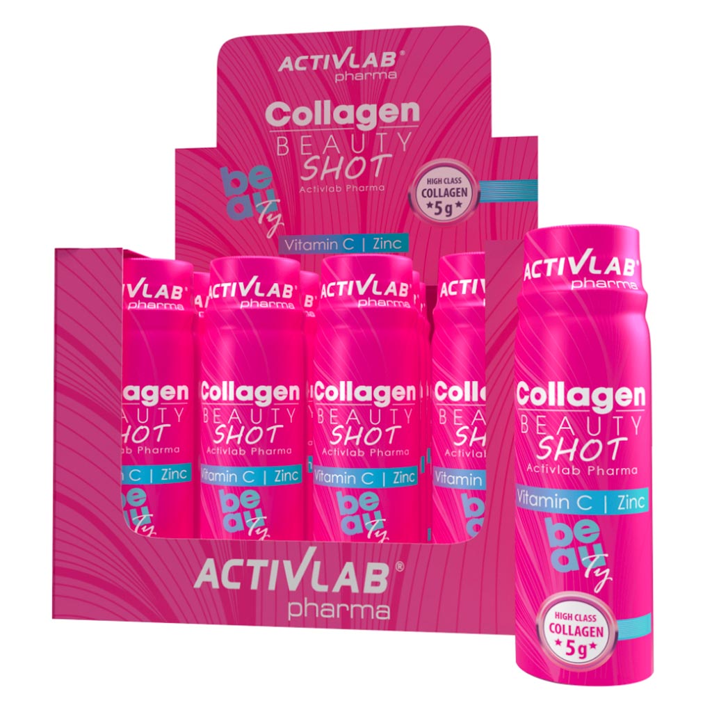 Activlab Pharma Collagen Beauty Ready To Drink Shots With Vitamin C & Zinc 80ml, Pack of 12's