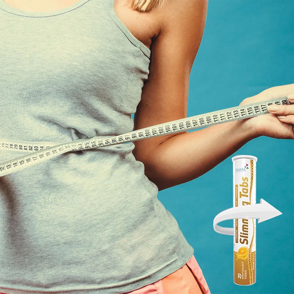 Paxas Slimming Effervescent Tablets With L-carnitine & Green Tea Extract For Weight Maintenance and Weight Control, Pack of 20's