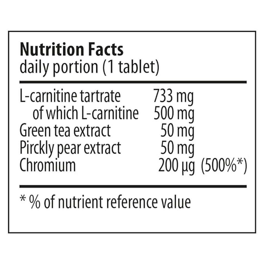 Paxas Slimming Effervescent Tablets With L-carnitine & Green Tea Extract For Weight Maintenance and Weight Control, Pack of 20's