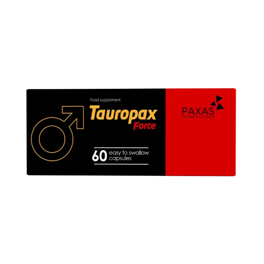 Paxas Tauropax Force Performance Enhancer Capsules For Men, Pack of 60's