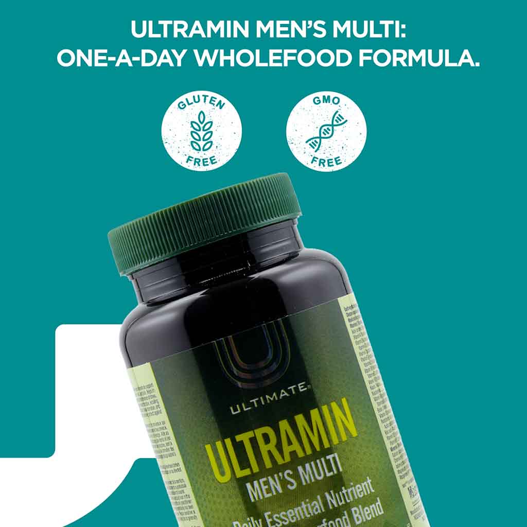 Ultimate Ultramin Men's Multivitamin & Superfood Supplement Capsules, Pack of 60's