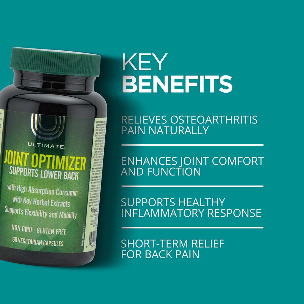 Ultimate Joint Optimizer Supplement Veg Capsules, Pack of 60’s