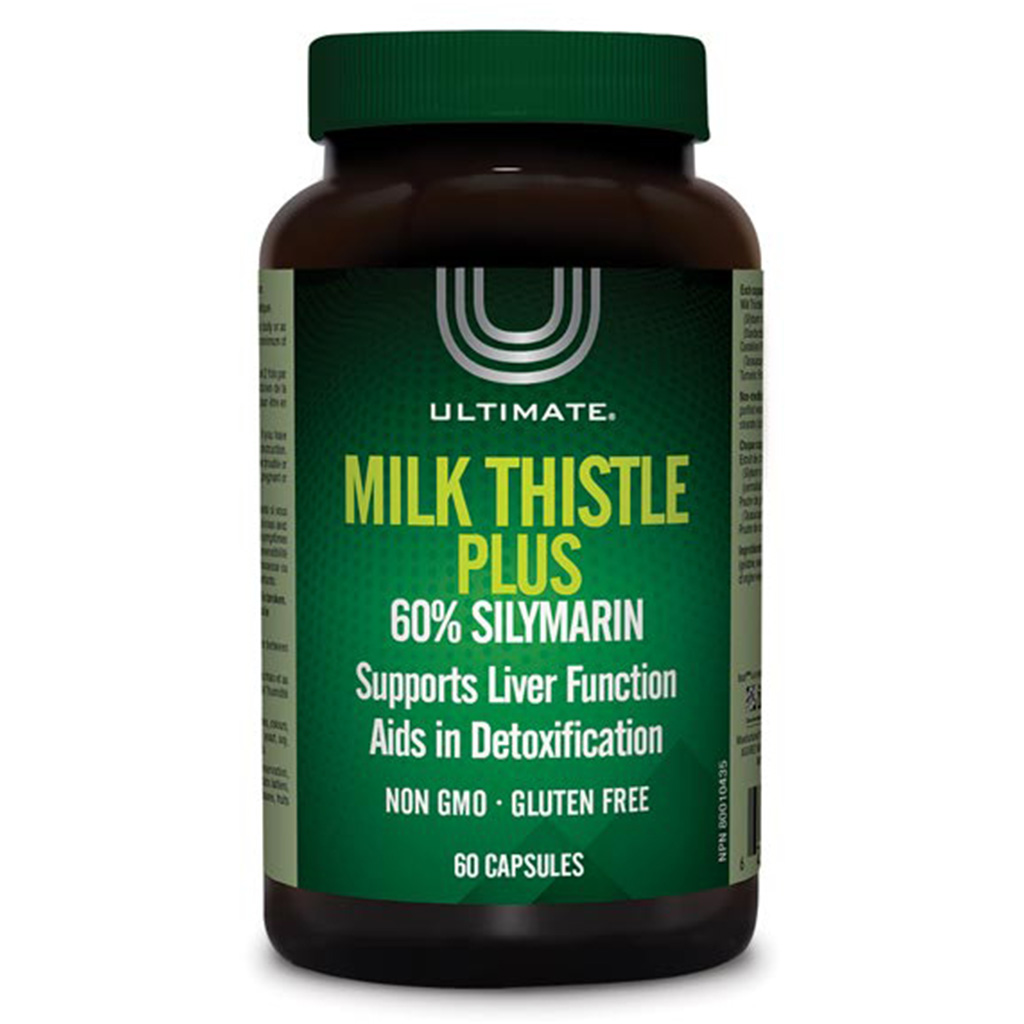 Ultimate Milk Thistle Plus Liver Support Supplement Capsules, Pack of 60's